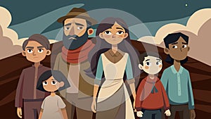 A handdrawn animation showcasing a powerful and moving story of a familys struggle for freedom from and oppression photo