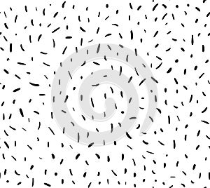 Handdrawn dotted seamless texture pattern vector