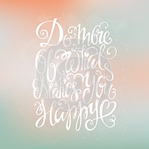 Handdrawn Lettering