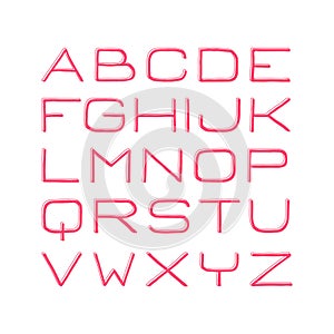Handdrawn sans serif font with offset effect.