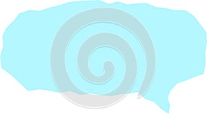 Handdrawn Speech Bubble Silhouette