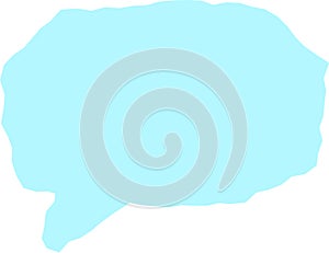 Handdrawn Speech Bubble Silhouette