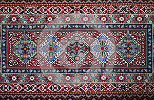 Handemade Slavic carpet