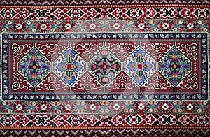 Handemade Slavic carpet photo