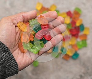 Handful of Gummy Bears