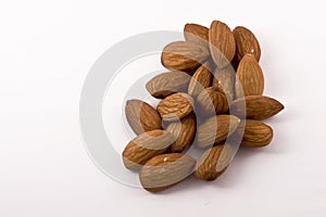 Handful of Healthy Raw Almonds