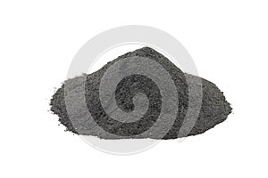 A handful of powder black powder