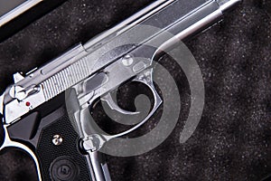 Handgun Closeup