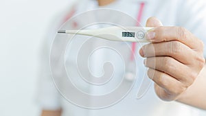 Handheld digital thermometer, body thermometer and self health check and medical
