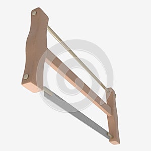 Handheld saw with saw web