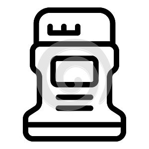 Handheld scanner device scanning document icon