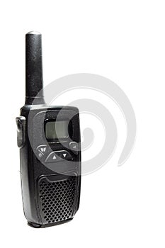 Handheld transceiver. Walkie-talkie.