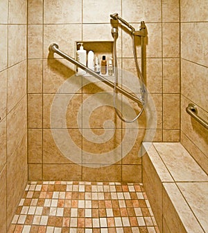 Handicap Accessible Shower