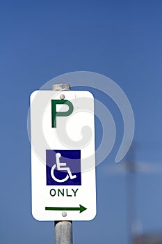 Handicap Parking Sign