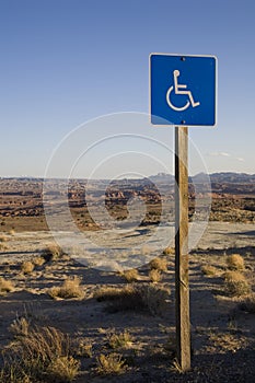 Handicap sign