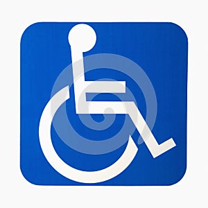Handicap sign. photo