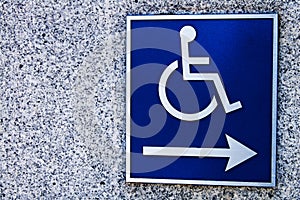 Handicap sign