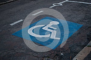 Handicaped parking icon