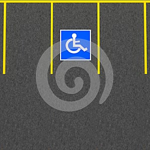 Handicapped parking