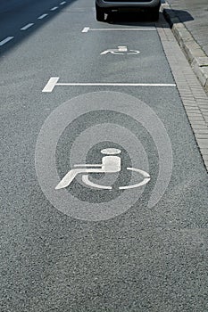 Handicapped parking