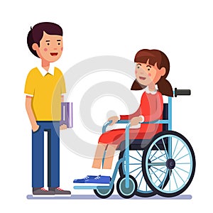 Handicapped person socialization