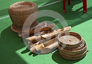 Handicraft Artistic Bamboo , Sikki and Kans  Grass Items  India
