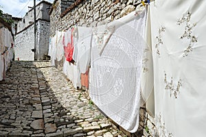 Handicraft to sell on the citadel of Kala at Berat