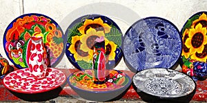 Ceramic crafts from taxco city in guerrero, mexico I photo