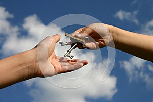 Handing over the keys