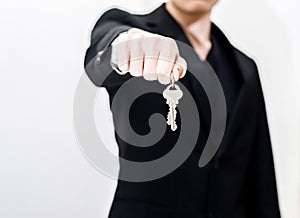 Handing over keys