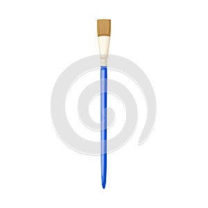 handle artist paint brush cartoon vector illustration