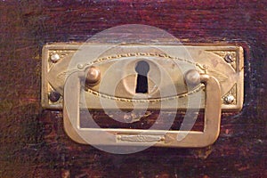 The handle of a case