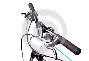 Handlebars of the bicycle