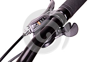 Handlebars of the bicycle