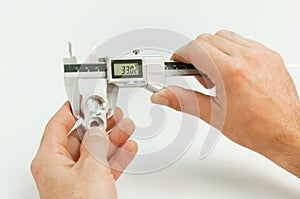 Handling of a caliper