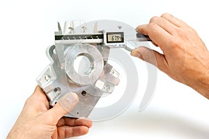 Handling of a caliper