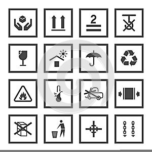 Handling and packing symbols