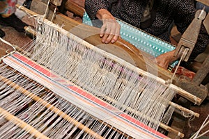 Handloom weaving