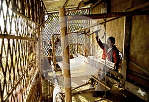 Handloom worker