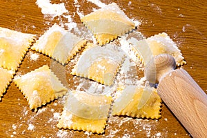 Handmade Agnolotti, Typical Piedmont Pasta