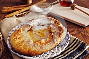 Handmade apple pie