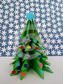 Handmade Art Christmas tree