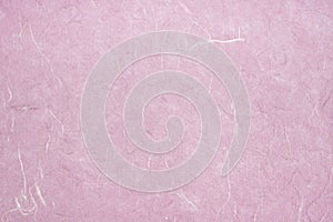 Handmade art paper pink color or mulberry paper texture