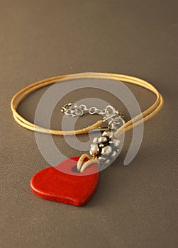 Handmade bijoux heart