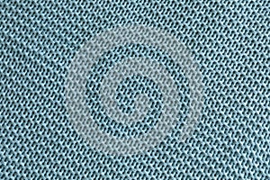 Handmade blue knitting wool texture background
