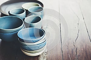 Handmade ceramic dishes