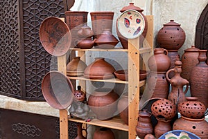 Handmade ceramic products. Creative products.