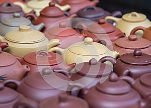 Handmade ceramic teapots for sale on am amtique market photo