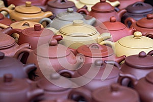 Handmade ceramic teapots for sale on am amtique market photo