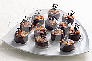 Handmade chocolate bonbons